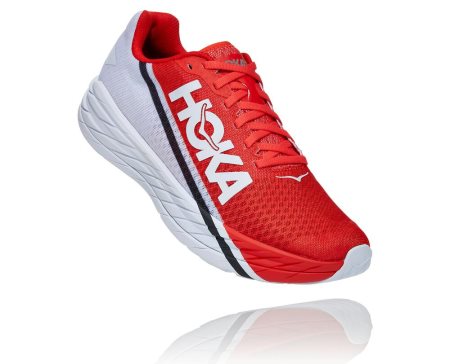 Hoka Rocket X All Gender Moški Tekaški Čevlji Rdeča / Črna SI-578043E